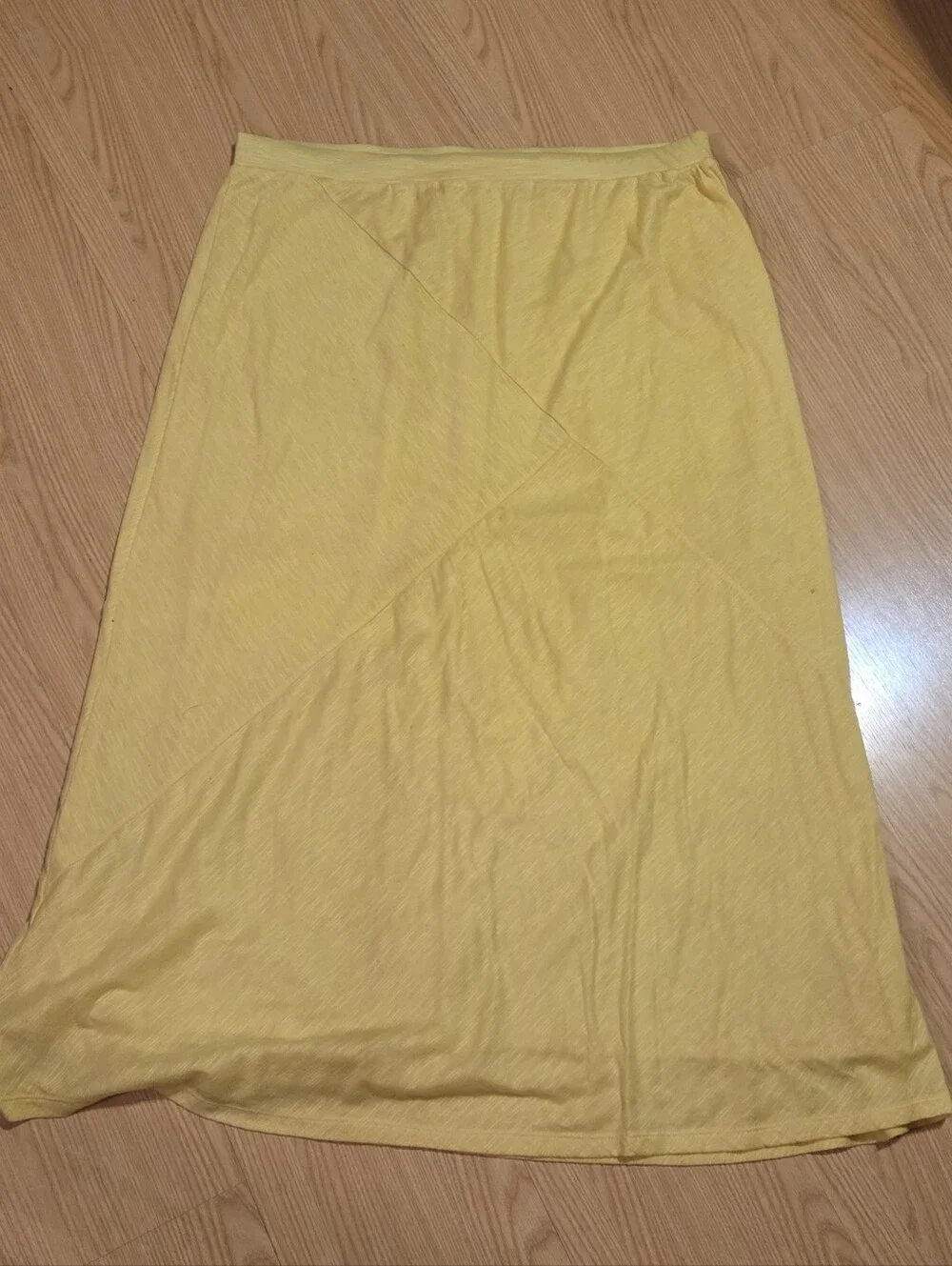 Vintage Cato Yellow, Lightweight Midi/Maxi skirt size 18/20W